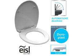 Eisl Duroplastové WC sedátko se zpomalovacím mechanismem SOFT-CLOSE MOSAIC GREY, ED82118