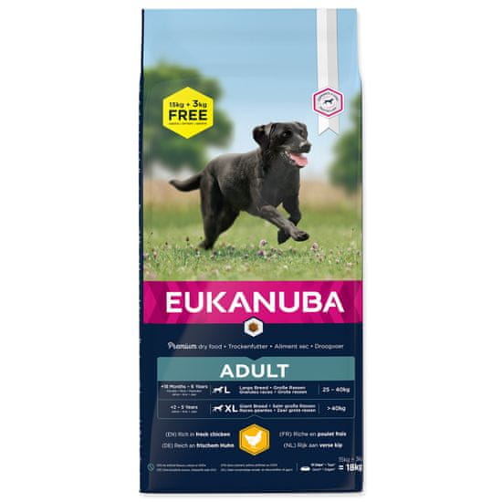 IAMS EUKANUBA Adult Large Breed - BONUS 18 kg