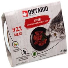 Ontario Vanička s játry a taurinem 115 g