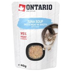 Ontario Polévka Kitten tuňák 40 g