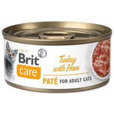 Brit Konzerva BRIT Care Cat Turkey Paté with Ham 70 g