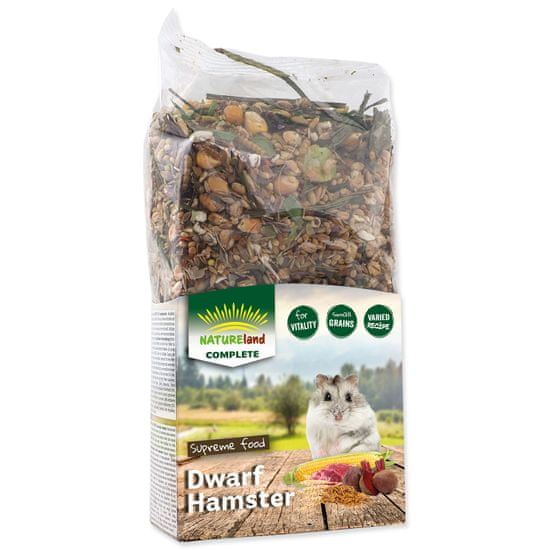 NATURE LAND Krmivo Complete pro zakrslé křečky 300 g