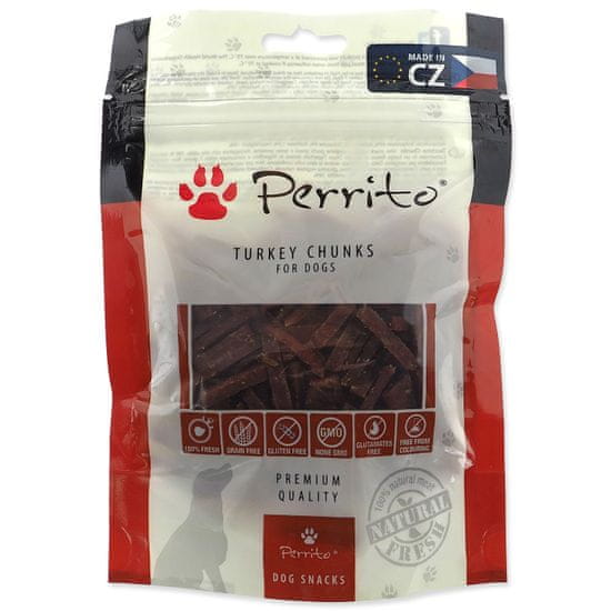 PERRITO Pochoutka Turkey Chunks 100 g