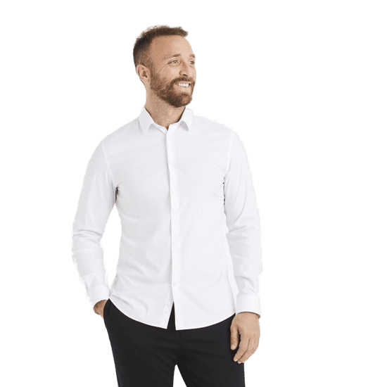 Celio Celio Košile Masantal slim střih Smetanová CELIO_1049665