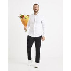 Celio Celio Košile Masantal slim střih Smetanová CELIO_1049665 XXL