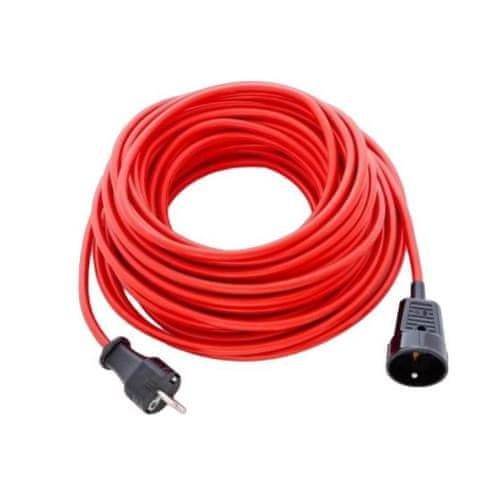 Euronářadí Kabel prodlužovací BASIC PPS, 30m / 230V, červený