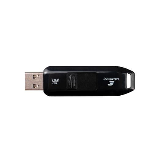 Patriot Xporter 3 128GB / USB 3.2 Gen 1 / vysouvací / plastová / černá