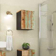 Greatstore Koupelnová nástěnná skříňka 38 x 33 x 48 cm recyklované dřevo