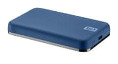 CellularLine Powerbanka Cellularline MAG 5000 s bezdrátovým nabíjením a podporou MagSafe, 5000 mAh, modrá