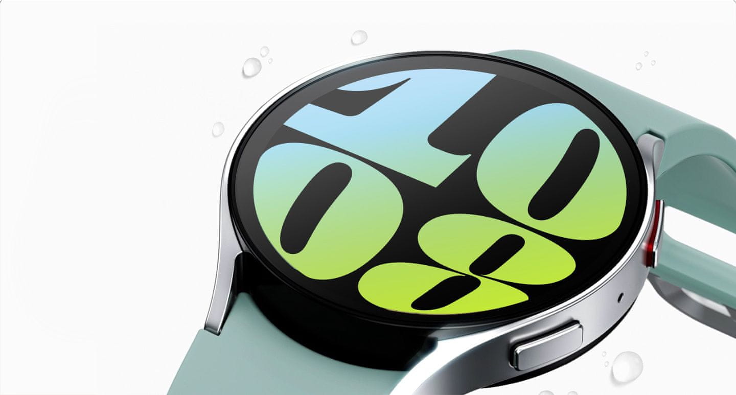 Chytré hodinky smartwatch Samsung Galaxy Watch6 chytré hodinky výkonné chytré hodinky zdravotní funkce operační systém Wear OS jedinečné funkce vyspělé funkce Google Pay EKG míra okysličení krve fitness hodinky vlajkový výkon kvalitní materiál EKG prémiové zpracování odolné materiály NFC platby interní paměť hudba multisport ovládání fotoaparátu odolné materiály