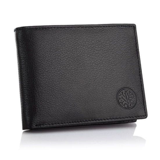 Betlewski Kožená peněženka Black Rfid