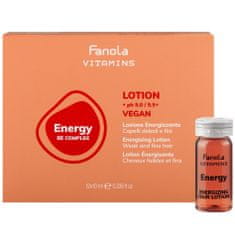Fanola Vitamins lotion pro oslabené vlasy, Čistí a stimuluje pokožku hlavy., 12x10ml
