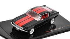 IXO MODELS 1:43 Ford Mustang Fastback, černá/červená, 1967 - ixo.