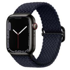 BStrap Elastic Nylon řemínek na Apple Watch 42/44/45mm, charcoal