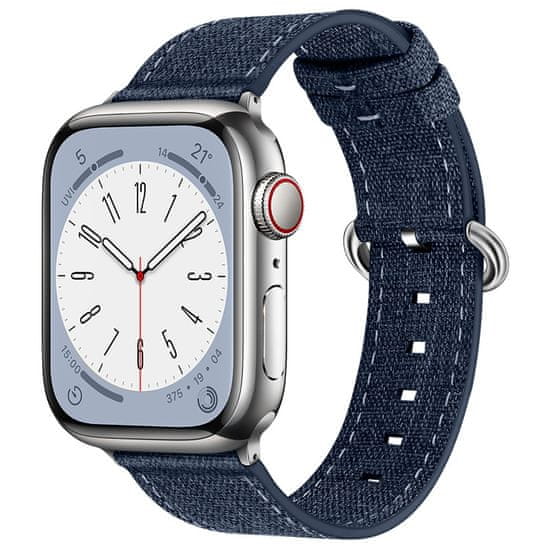 BStrap Denim řemínek na Apple Watch 38/40/41mm, royal blue