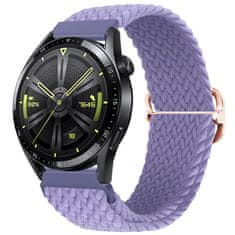 BStrap Elastic Nylon řemínek na Samsung Galaxy Watch 3 41mm, lavender