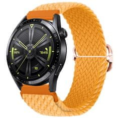 BStrap Elastic Nylon řemínek na Garmin Venu 2 Plus, orange