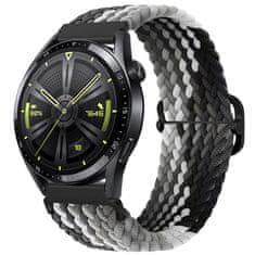 BStrap Elastic Nylon řemínek na Samsung Galaxy Watch 3 45mm, black qiao