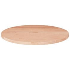 Greatstore Kulatá stolní deska Ø50x1,5 cm masivní dub bez povrchové úpravy
