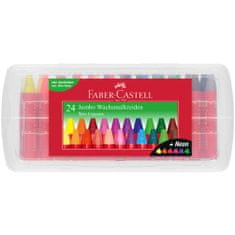 Faber-Castell Voskovky Jumbo set 24 barevné v plastu