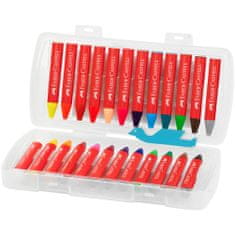 Faber-Castell Voskovky Jumbo set 24 barevné v plastu