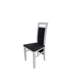 Veneti Židle do kuchyně MOVILE 47 - bílá / černá ekokůže