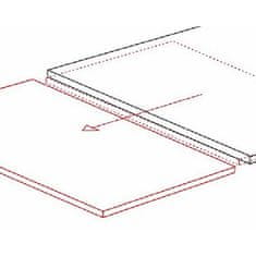 Veneti Rozkládací jídelní stůl VIDOR 3 - 160x90, hnědý / matný černý