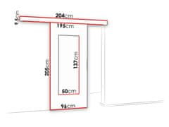 Veneti Posuvné interiérové dveře se zrcadlem VIGRA 9 - 90 cm, antracitové