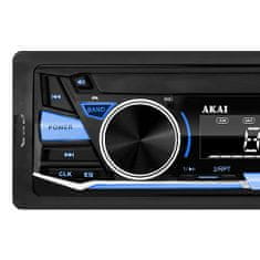 Akai Autorádio , ACP-300, bluetooth, LCD displej, USB, SD karta, AUX, FM, 4 x 25 W