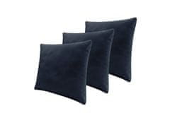 Veneti Set tří dekorativních polštářů ZANE - tmavý modrý 3