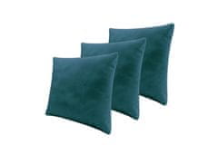 Veneti Set tří dekorativních polštářů ZANE - tmavý zelený 2