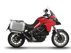 SHAD Kompletní sada bočních hliníkových kufrů TERRA, 36/36 litrový boční kufry, včetně montážní sady SHAD DUCATI MULTISTRADA 950/1200/1260