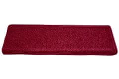 Vopi Nášlapy na schody Eton vínově červený obdélník, samolepící 24x65 obdélník (rozměr včetně ohybu)