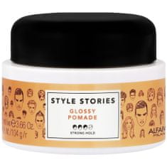 Alfaparf Milano Style Glossy Pomade stylingová pomáda, Dodává vlasům lesk, 100ml