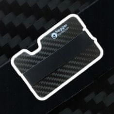 HEGGER® Karbonová peněženka na kart pouzdro na karty Hegger černé unisex produkt