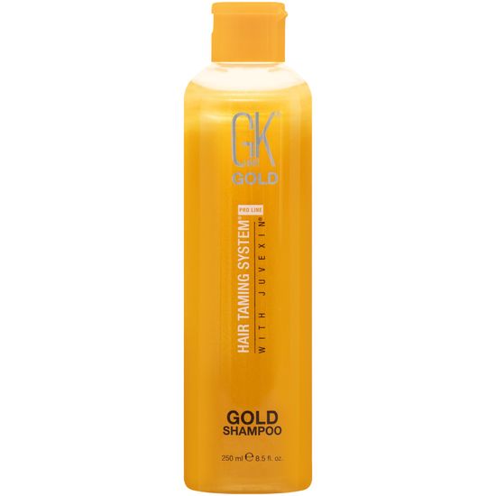 GK Hair Gold hydratační šampon částečky zlata, jemně hydratuje a pečuje o vlasy, 250ml