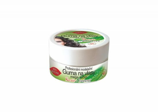 Bione Cosmetics Profesionální guma na vlasy mega tužící PANTHENOL + KERATIN 150 ml