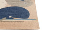 Beliani Dětský bavlněný koberec 80 x 150 cm béžový SEAI