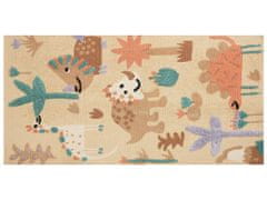 Beliani Dětský bavlněný koberec 80 x 150 cm vícebarevný STABAT