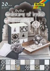 FOLIA Ruční papír Barvy Indie-Delhi, A4, 20 archů