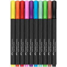 Faber-Castell Popisovače Black Edition set 10 barevné