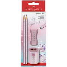 Faber-Castell Grafitová tužka Sparkle/ set metallic BL