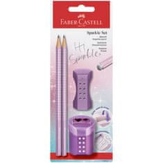 Faber-Castell Grafitová tužka Sparkle/ set metallic BL