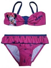 SETINO Dívčí dvoudílné plavky Minnie Mouse - růžové