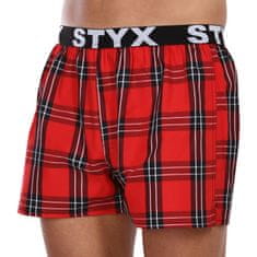 Styx 3PACK pánské trenky sportovní guma vícebarevné (3B10123) - velikost XXL