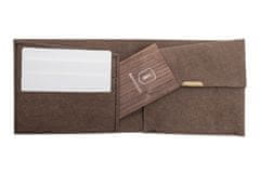 BeWooden Hnědá peněženka z pratelného papíru Brunn Washpaper Wallet šedá