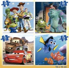 Educa Puzzle Disney Pixar 4v1 (12,16,20,25 dílků)