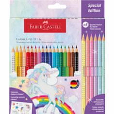 Faber-Castell Pastelky Colour Grip Unicorn 18+6 Sparkle