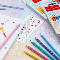 Faber-Castell Pastelky Colour Grip Unicorn 18+6 Sparkle