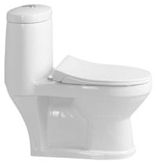 AQUALINE PETIT WC kombi dětské, zadní/spodní odpad, bílá PT520 - Aqualine